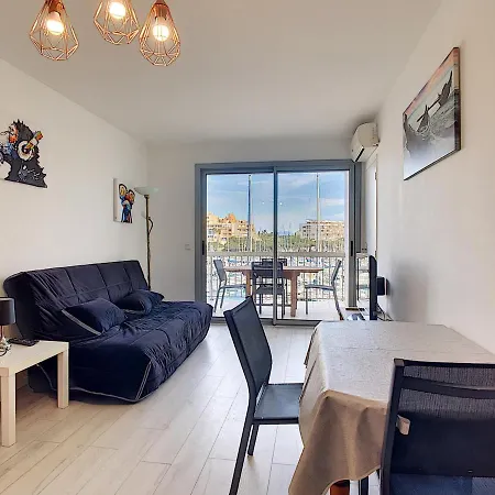 Apartment Bel F3 A Carnon Avec Piscine, Parking, Clim Et Wifi - Fr-1-715-8 *